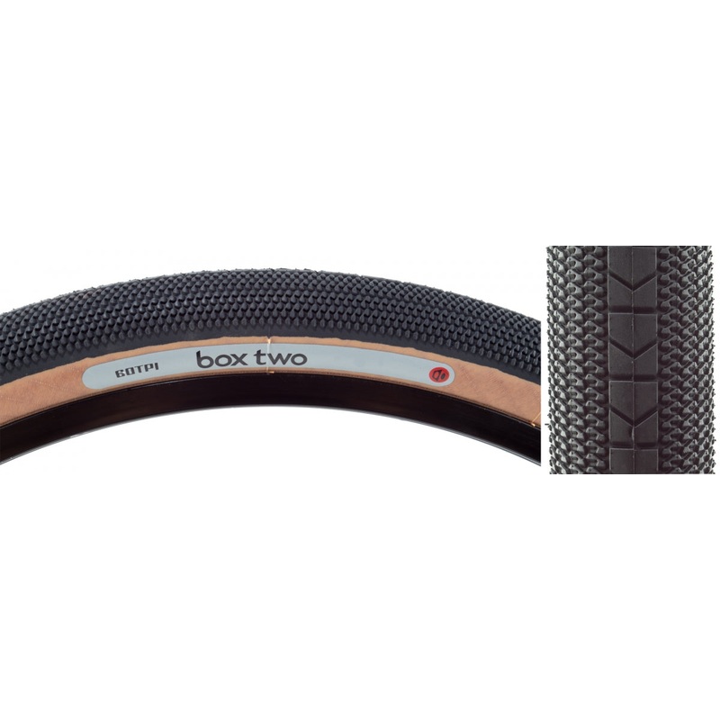 Box Components Box Two Tires 26×2.1 Wire TPI Bk/Skn BX-TR2-2126210-SK
