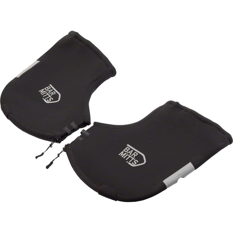 Bar Mitts Extreme Mountain/Flat Bar Pogies For Bar Ends – Black X-Large