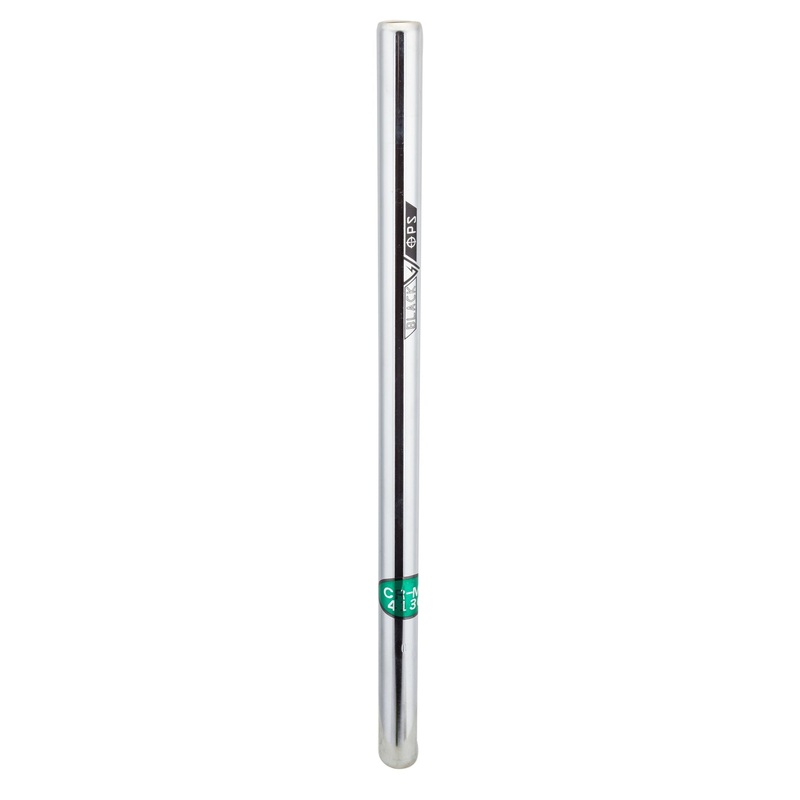 Black Ops Cromo Seat Post-22.2mm x 400mm-Chrome