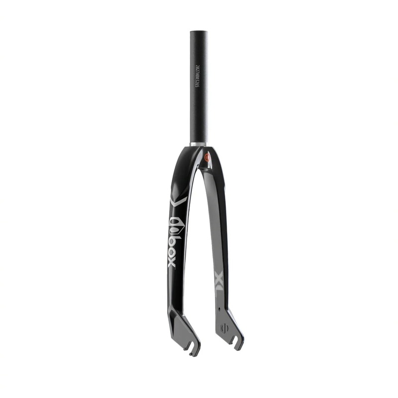 20″ x 10mm Box XL Pro Lite Carbon Fiber BMX Race Fork – 1-1/8″ Threadless – Black