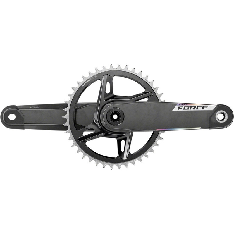 SRAM Force 1x XPLR Wide Crankset – 172.5mm 12/13-Speed 42t 8-Bolt Direct Mount DUB Spindle Carbon E1