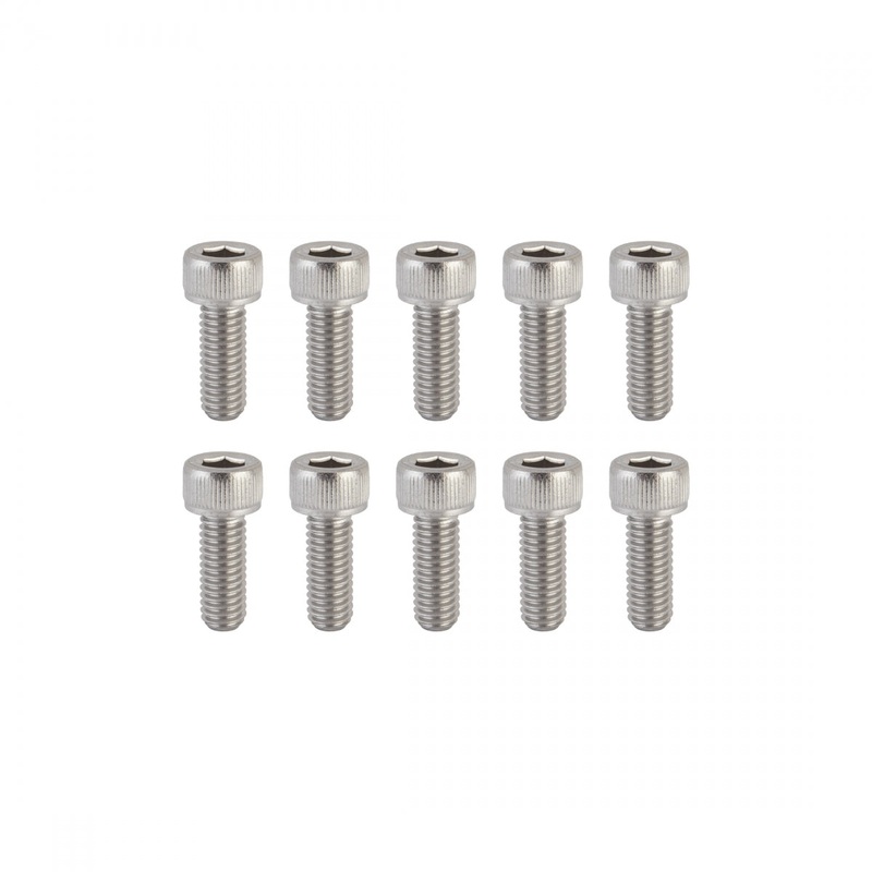 SUNLITE Stainless Steel Socket Cap Bolts M6x1TP 16mm Length Bag of 10