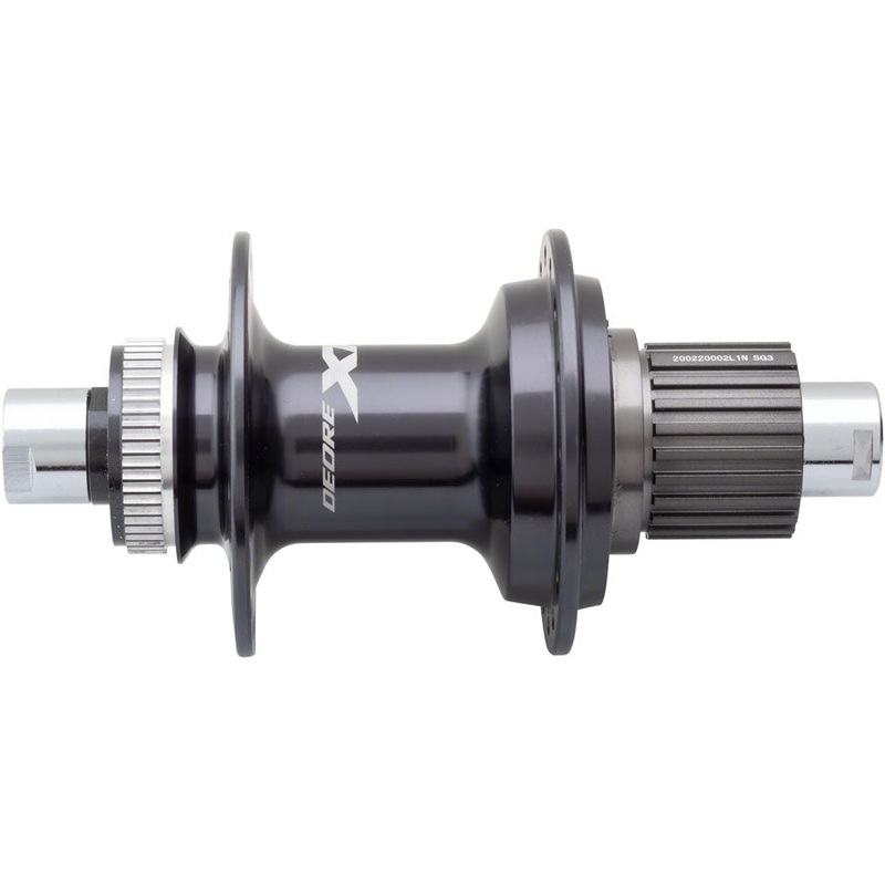 XT FH-M8110 Rear Hub – 12 x 142mm Center-Lock Micro Spline Black 28H