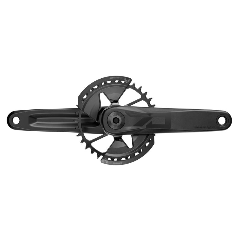 SRAM Eagle 70 T-Type Wide Crankset – 175mm 12-Speed 32t Chainring Direct Mount 2-Guards DUB Spindle Interface BLK