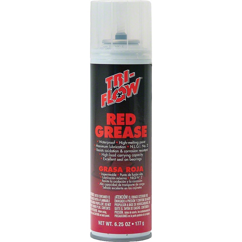 TriFlow Red Grease Aerosol: 6.25oz