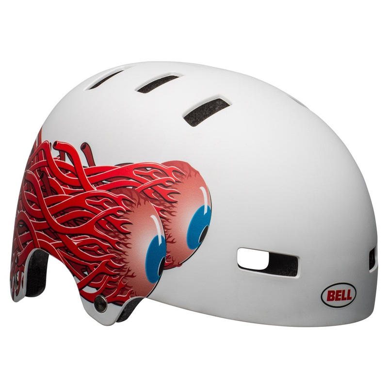 Bell Span BMX Helmet – Matt White Eyes