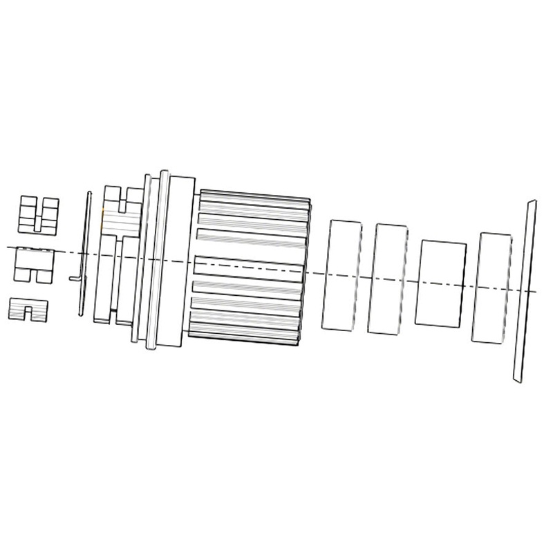Sun SRC/SRX Freehub Body Kit – Micro Spline, Aluminum