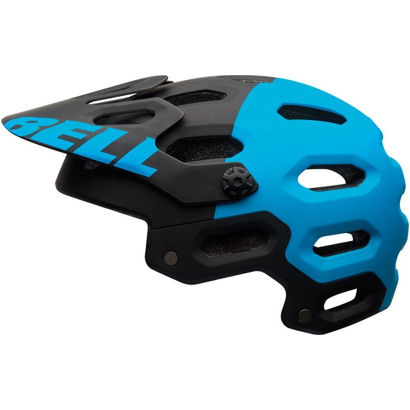Bell Super 2 MTB Helmet – Black-Blue Aggression