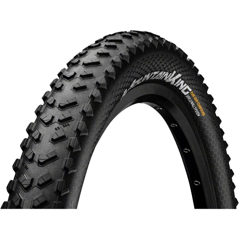 Continental Mountain King Tire – 27.5 x 2.80, Tubeless, Folding, PureGrip Shield Wall, E25