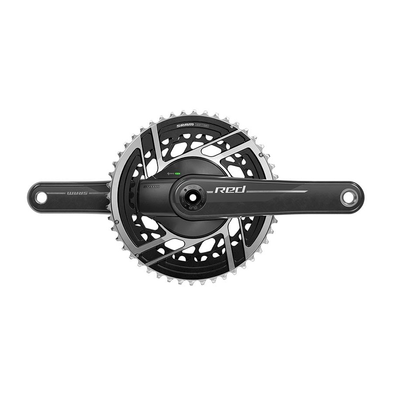 SRAM RED AXS Power Meter Crankset – 172.5mm 2x 12-Speed 50/37t 8-Bolt Direct Mount DUB Spindle Interface Natural Carbon E1