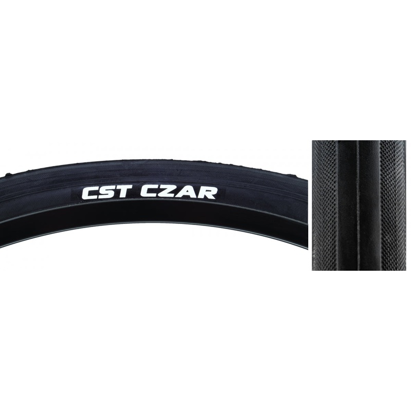 Tire Cstp Czar 650Cx23 Black/Bk 120Lb Wire