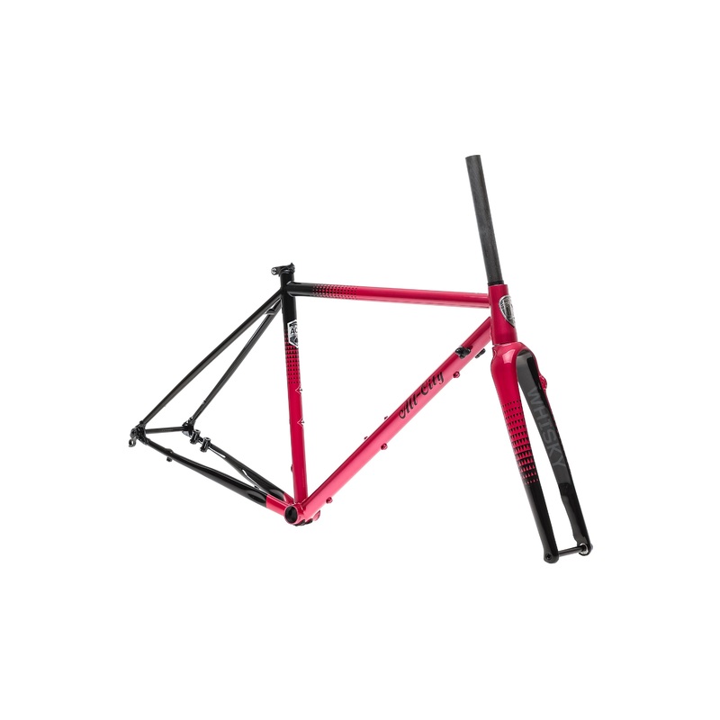 All-City Zig Zag Frameset – 700c, Steel, Sour Cherry Seltzer, 46cm