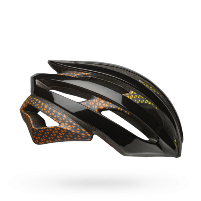 Bell Stratus MIPS Road Helmet – Matt Gloss Black-Yellow-KTM Orange – 2019