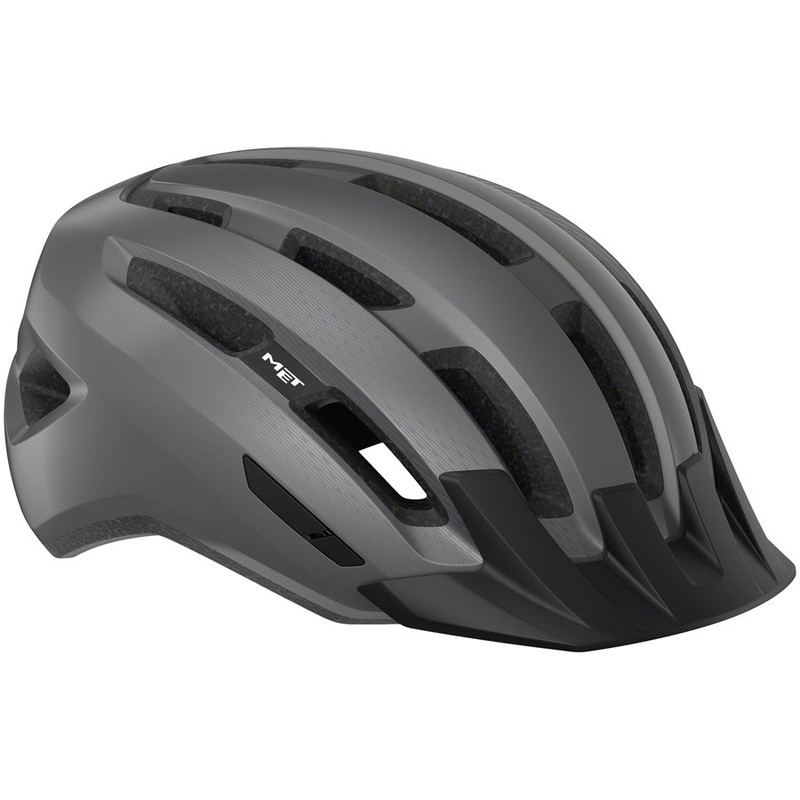 Bike Helmet MET Downtown Mips – Gray Glossy, Large