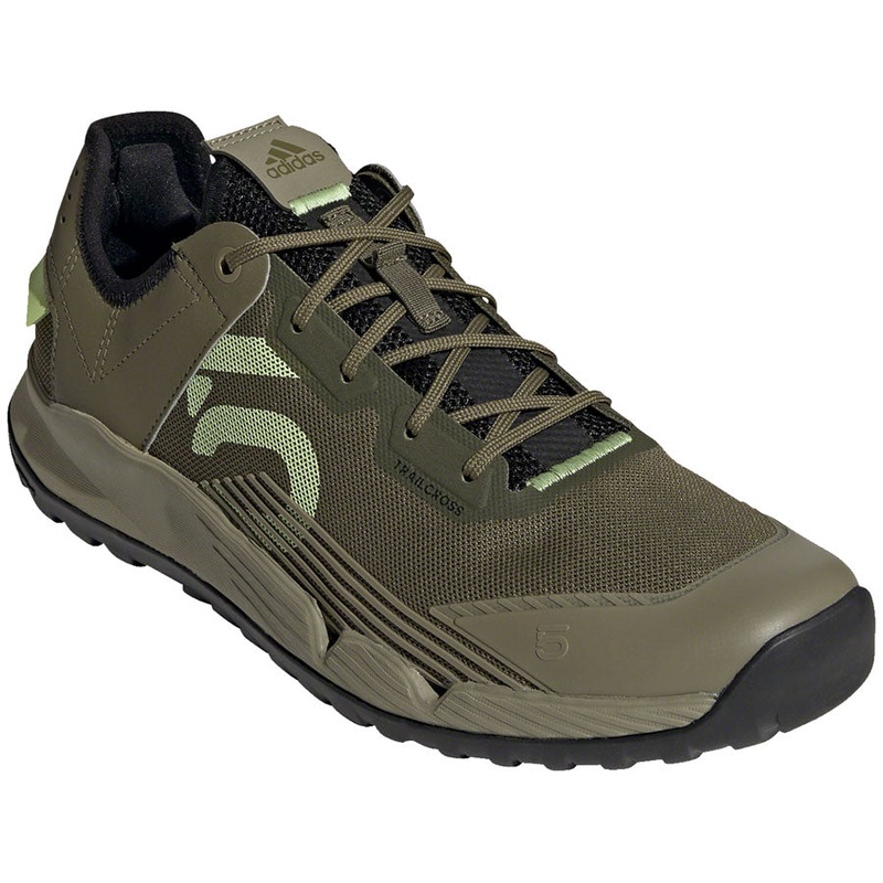 Five Ten Trailcross LT Flat Shoes – Mens Focus Olive/Pulse Lime/Orbit Green 11