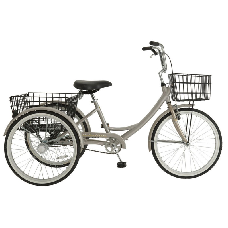 Tricycle 1 Spd Champagne Steel  Trike Steel  Adult