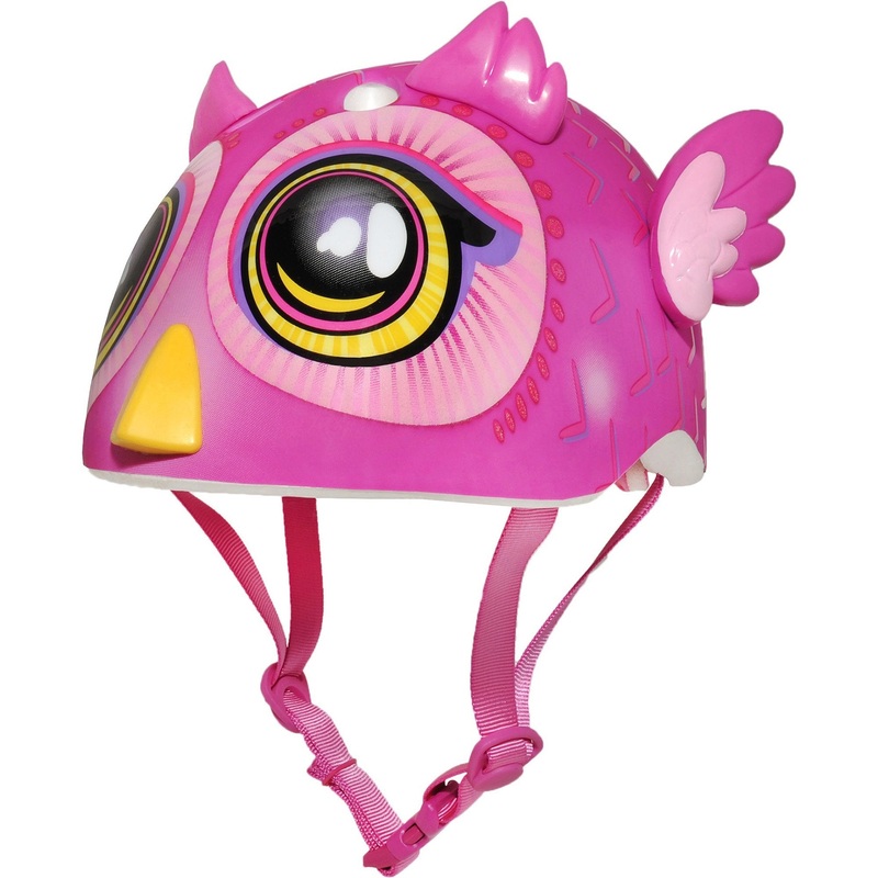 C.Preme Raskullz Infant Safety Helmet – 1 Plus – Miniz: Big Eyes Owl-Pink