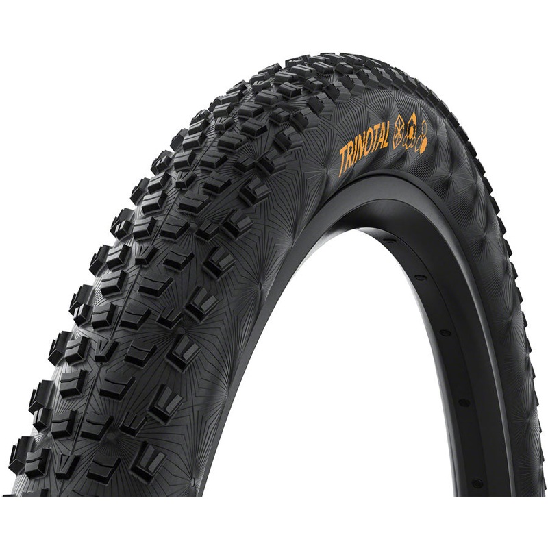 Continental Trinotal Tire – 27.5 x 2.20 Tubeless Folding BLK Grip Trail Casing E25