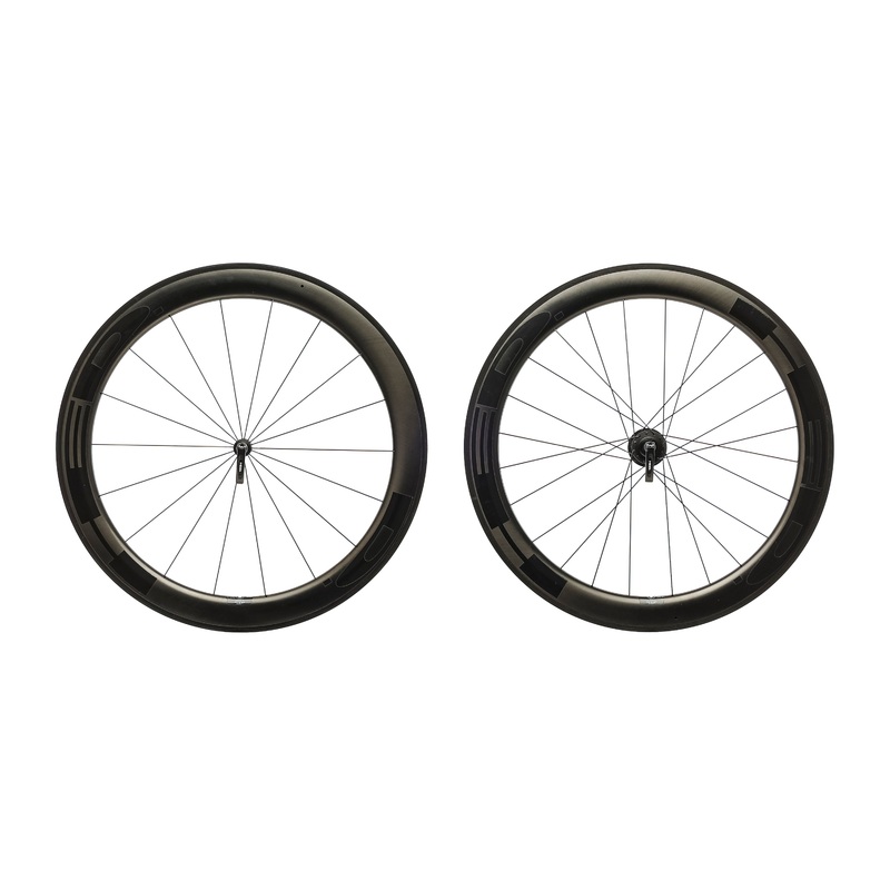 HED Jet RC6 Black Aluminum/Carbon Clincher 700c Wheelset