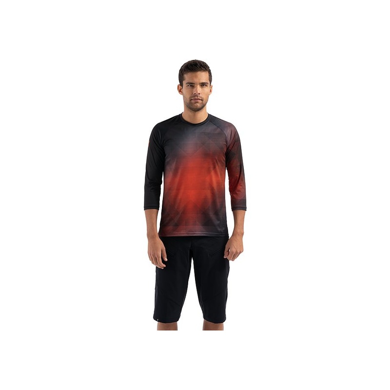 Specialized demo 3/4 jersey men black / rocket red refraction xxl