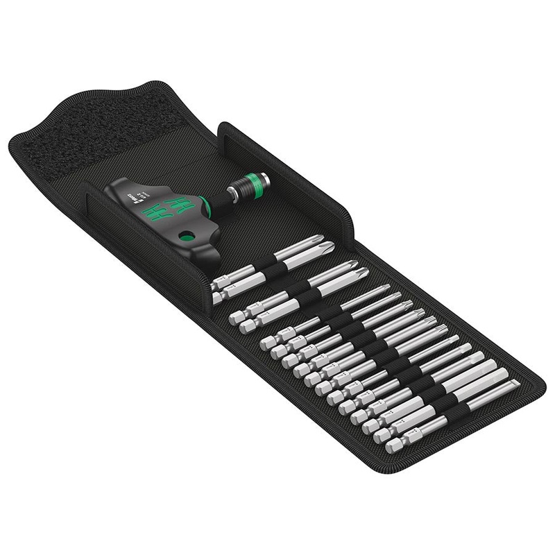 Wera Kraftform Kompakt 400 T-Handle Screwdriver and Bit Set