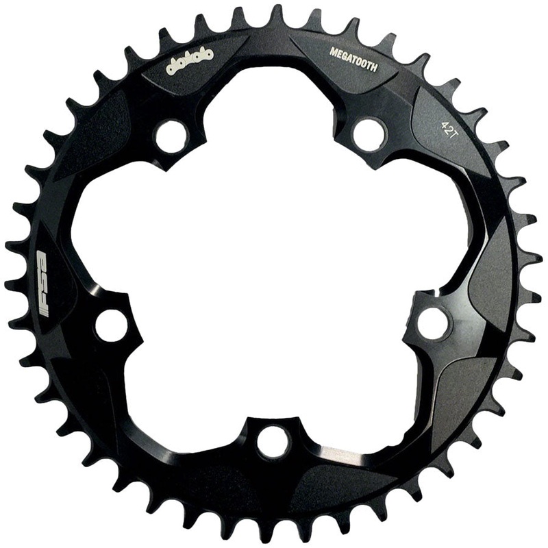 FSA Road Megatooth Chainring 40t 110mm BCD 5-Bolt 1×11-Speed Aluminum Black