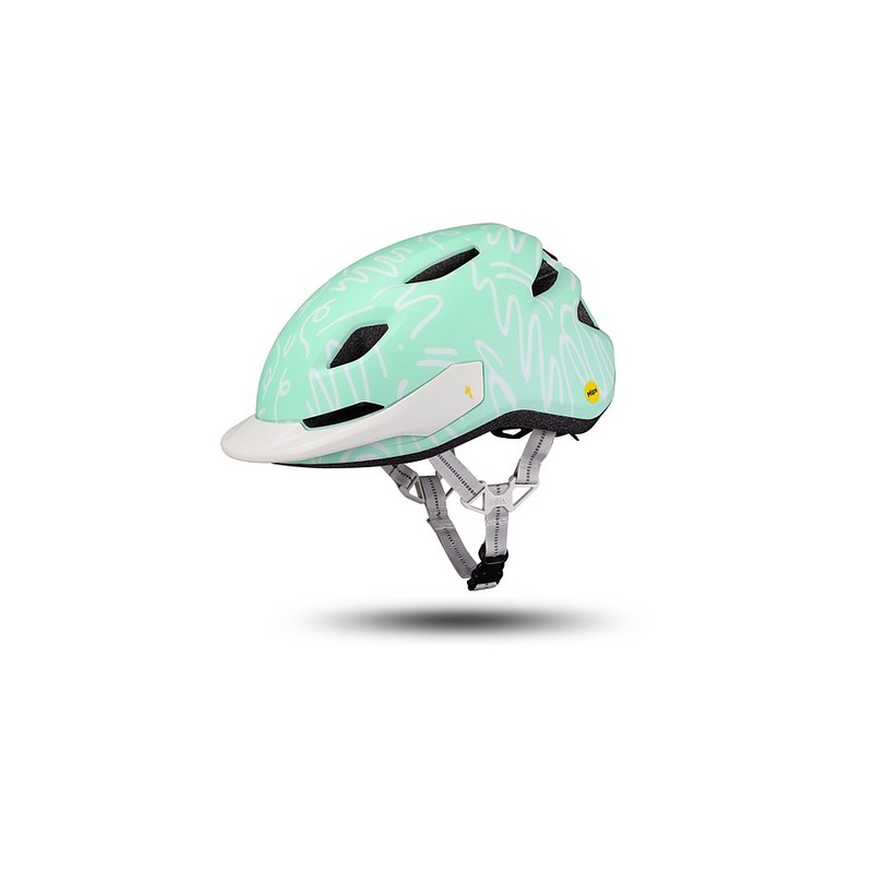 Specialized shuffle 2 helmet dune white graphic chld