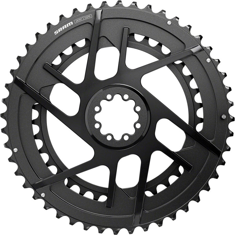 SRAM Rival 2x Chainring Kit – 48/35t 2×12-Speed 8-Bolt Direct Mount Black E1