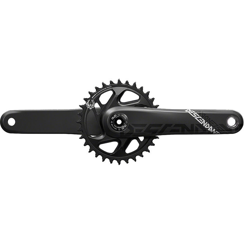 TruVativ Descendant Carbon Eagle Crankset – 170mm, 12-Speed, 32t, Direct Mount, DUB Spindle Interface, Black