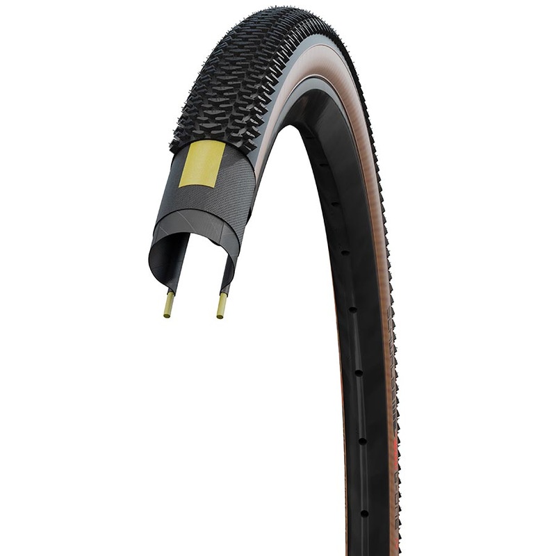 Schwalbe G-One R Tire – 700 x 35 Tubeless Folding BLK/Transparent Evolution Line Pro Addix Race