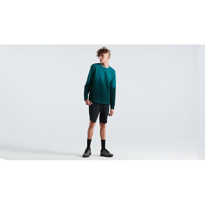 Specialized legacy spray crewneck ls men tropical teal m