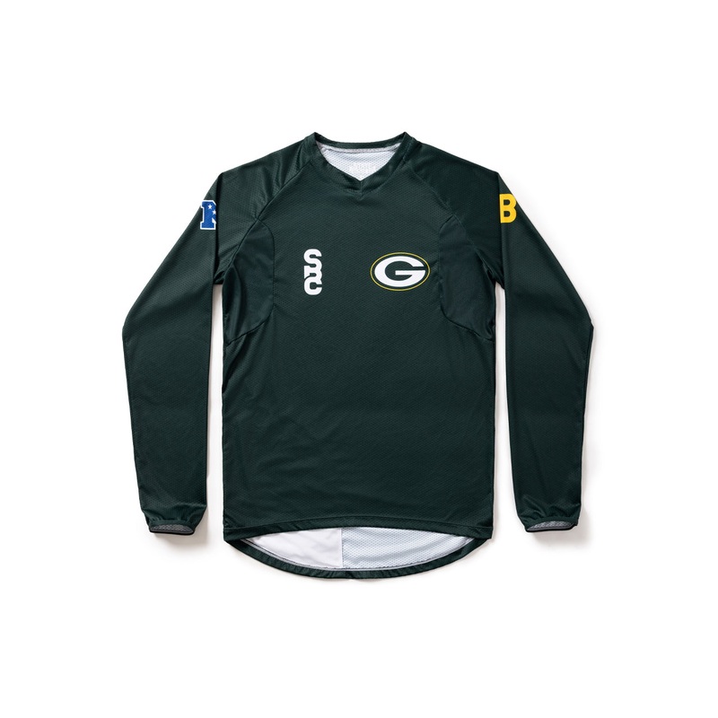State Bicycle Co. | NFL Collection  Long-Sleeve MTB Jersey  Green Bay Packers
