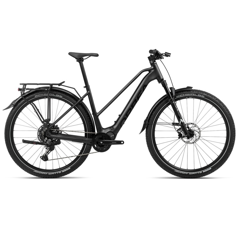 2024 Orbea KEMEN MID SUV 30 Trekking Urban E-Bikes – Medium, Metallic Night Black (Matte-Gloss)