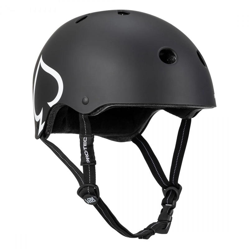 BMX Helmet Protec Low Pro Certified XS/SM 20 to 21.25in (51 to 54 cm) Matte Black BMX/Skate