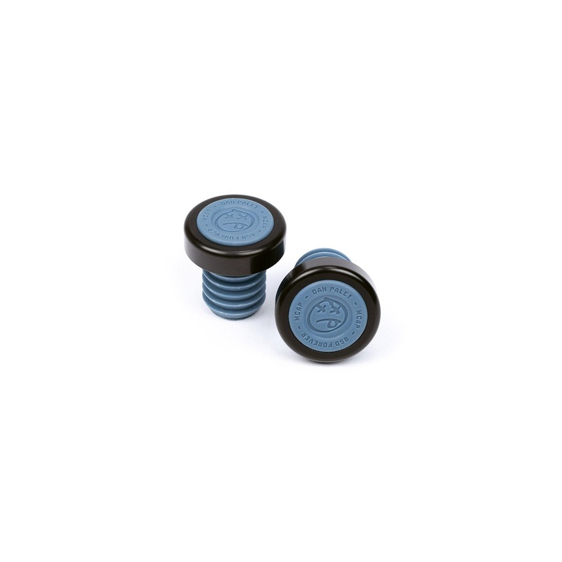 BSD M-Cap Bar Ends (Steel Blue)