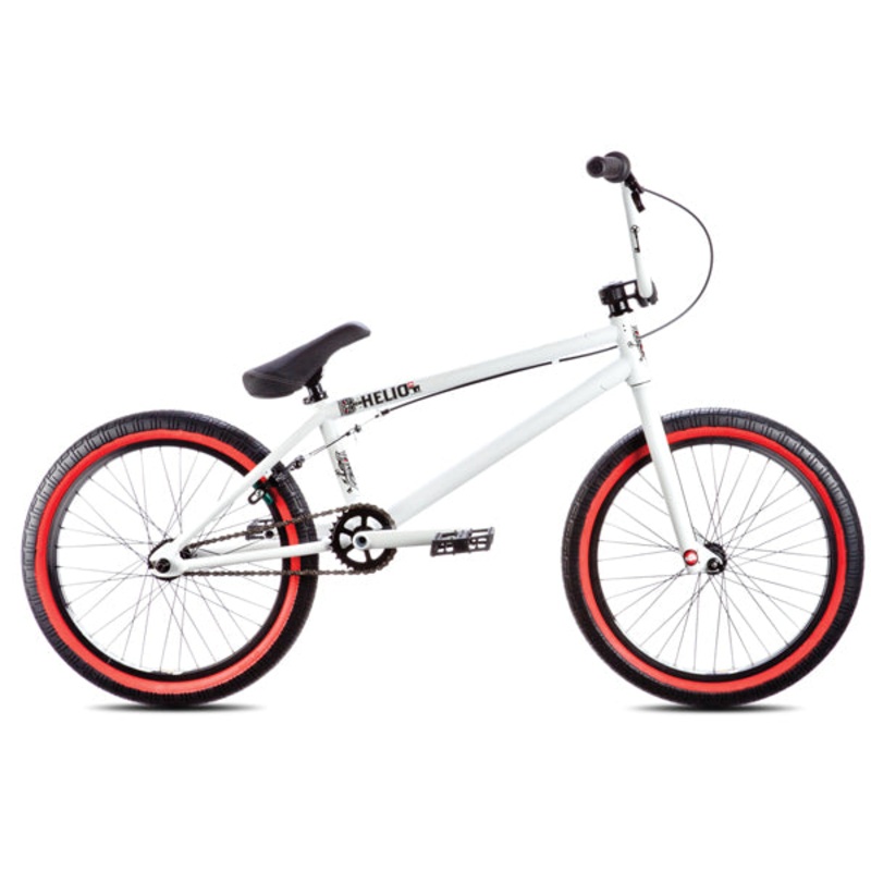 DK Helio BMX Bike-Matte White