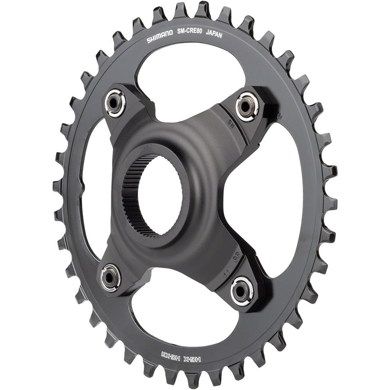 STEPS SM-CRE80-B Chainring – 38T Without Chainguard 55mm Chainline BLK