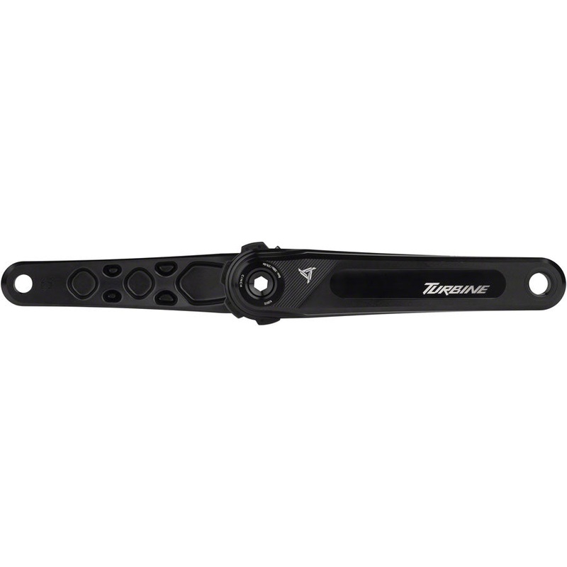 RaceFace Turbine Crankset – 165mm, Direct Mount, 136mm Spindle with CINCH Interface, 7050 Aluminum, Black