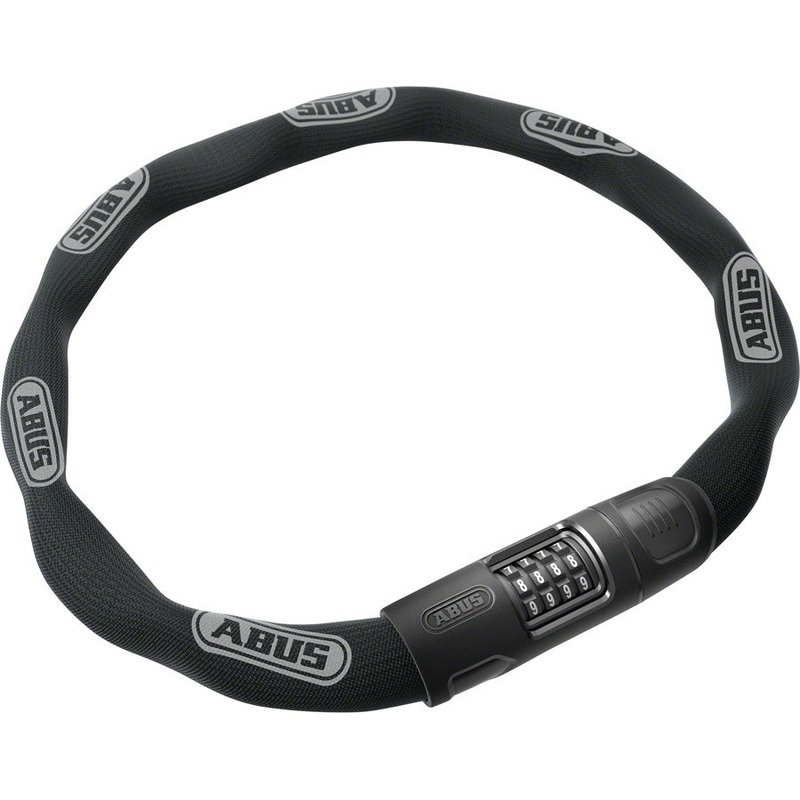 Abus 8808C Chain Lock – Combination, 2.8′, 8mm Square, Black