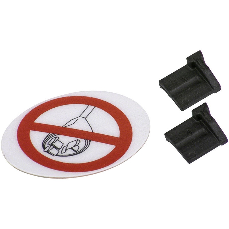 Bosch Charging Socket Blanking Plug Kit – 2 Blanking Plugs, 1 sticker, BDU2XX, BDU3XX
