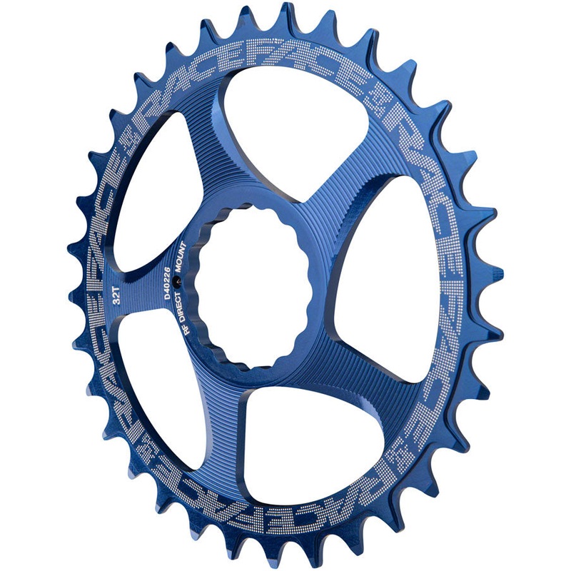 RaceFace Narrow Wide Chainring: Direct Mount CINCH 30t Blue