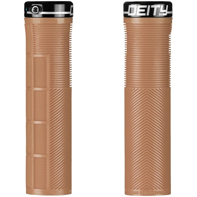 DEITY Knuckleduster Grips – Gum Lock-On
