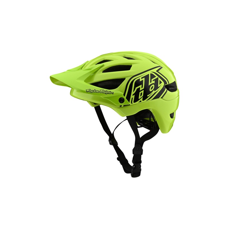 Troy Lee Designs Youth A1 Bike Helmet Drone Glo Green