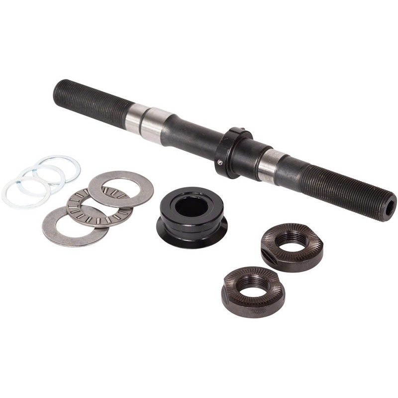 We The People Helix Rear Hub Axle/cone set Cromo/Alloy Black