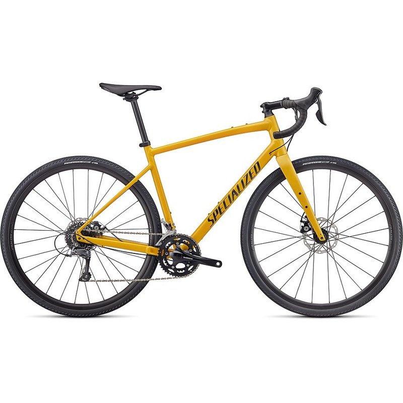 2024 Specialized diverge e5 bike satin brassy yellow/black/chrome/clean 58