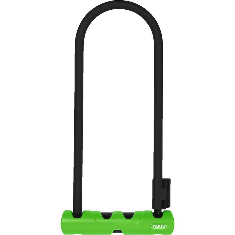 Abus Ultra 410 U-Lock – 11 x 6″ SH34 Bracket Black/Green