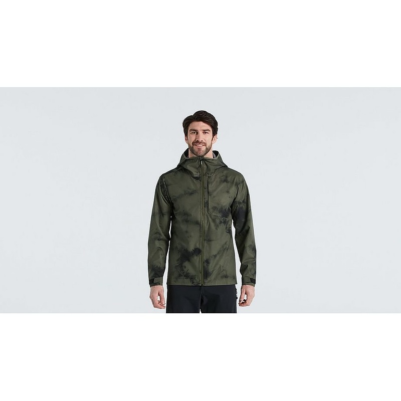 Specialized altered trail rain jacket men oak green l