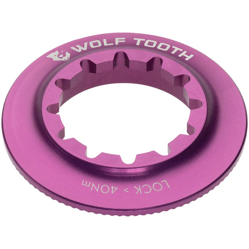 Wolf Tooth Centerlock Rotor Lockring – Internal Splined Purple