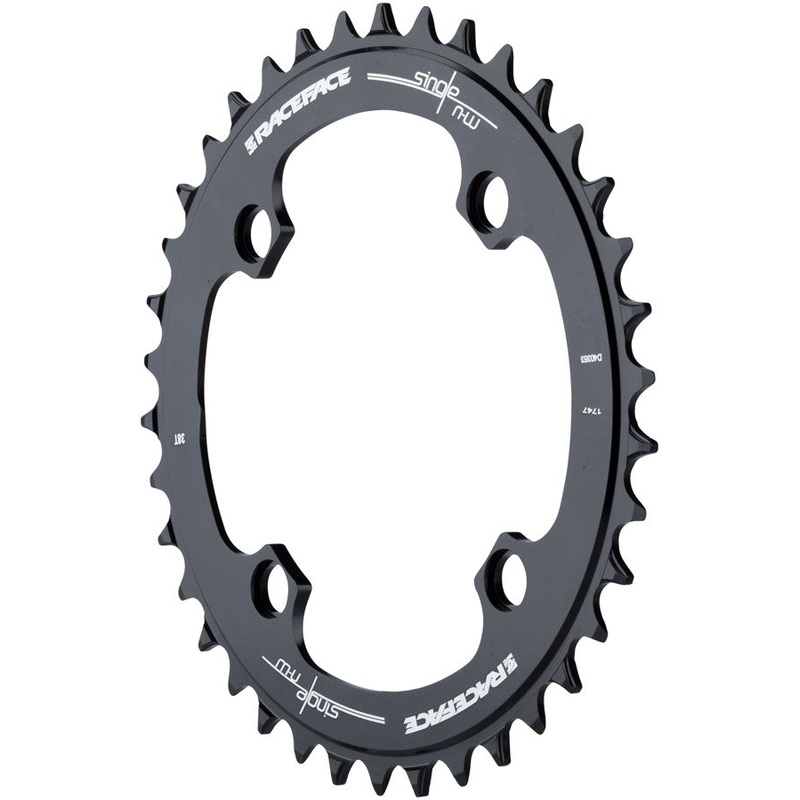 RaceFace Narrow Wide Chainring: 104mm BCD 32t Black