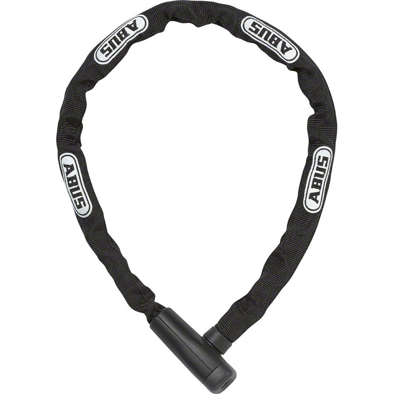 ABUS Steel-O-Chain 5805K Keyed Lock: 75/5mm, Black